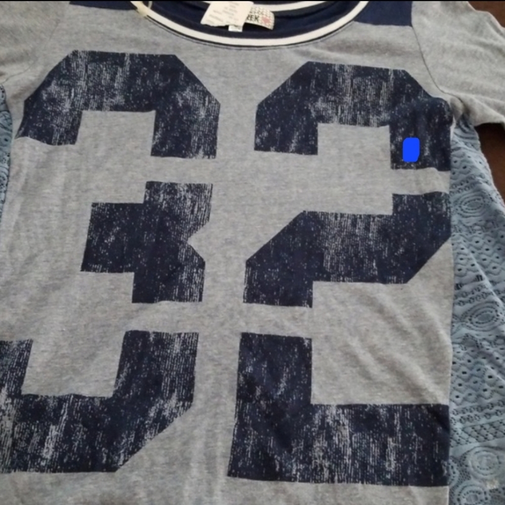 Medium Jersey Type Blue Shirt